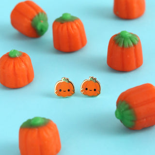 Pumpkin Earrings