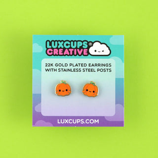 Pumpkin Earrings