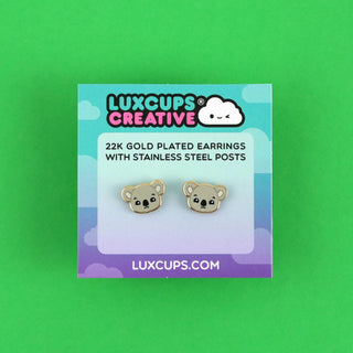 Koala Bear Earrings