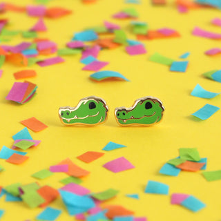 Gator Earrings