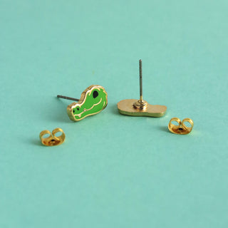 Gator Earrings