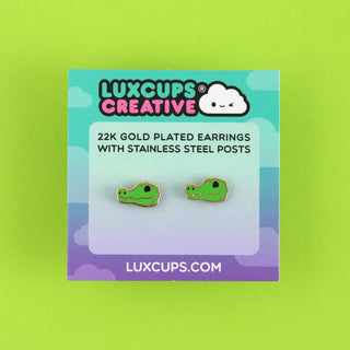 Gator Earrings