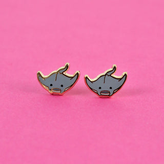 Manta Ray Earrings