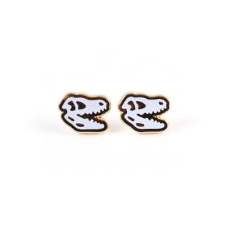 T-Rex Skull Earrings