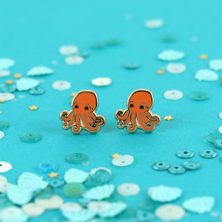 Octopus Earrings