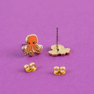 Octopus Earrings