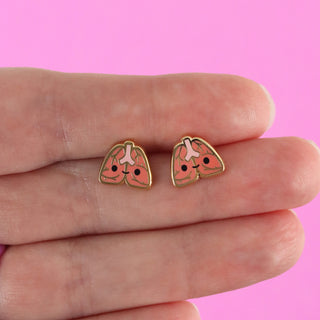 Lung Earrings