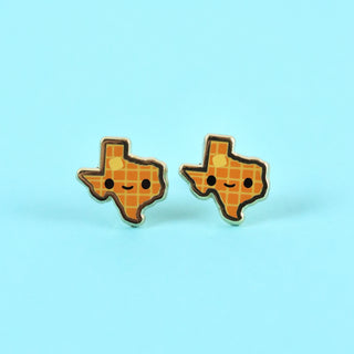 Oops! Texas Waffle Earrings