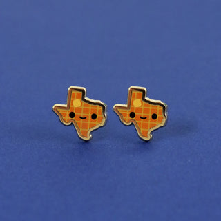 Oops! Texas Waffle Earrings