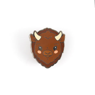 Bison Enamel Pin