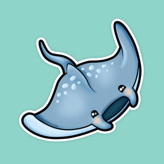 Manta Ray Sticker