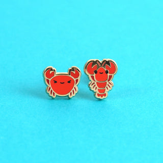 Crustacean Cuties Earrings - Stud Buds Earring Club