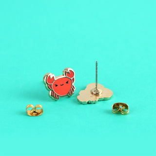 Crustacean Cuties Earrings - Stud Buds Earring Club