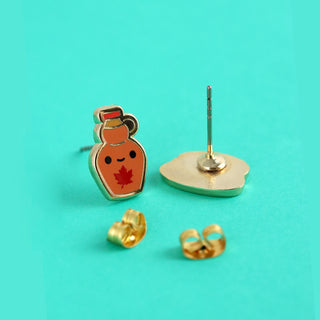 Pancake Pals Earrings - Stud Buds Earring Club