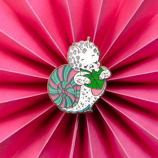 Stacey Martin Snail Enamel Pin