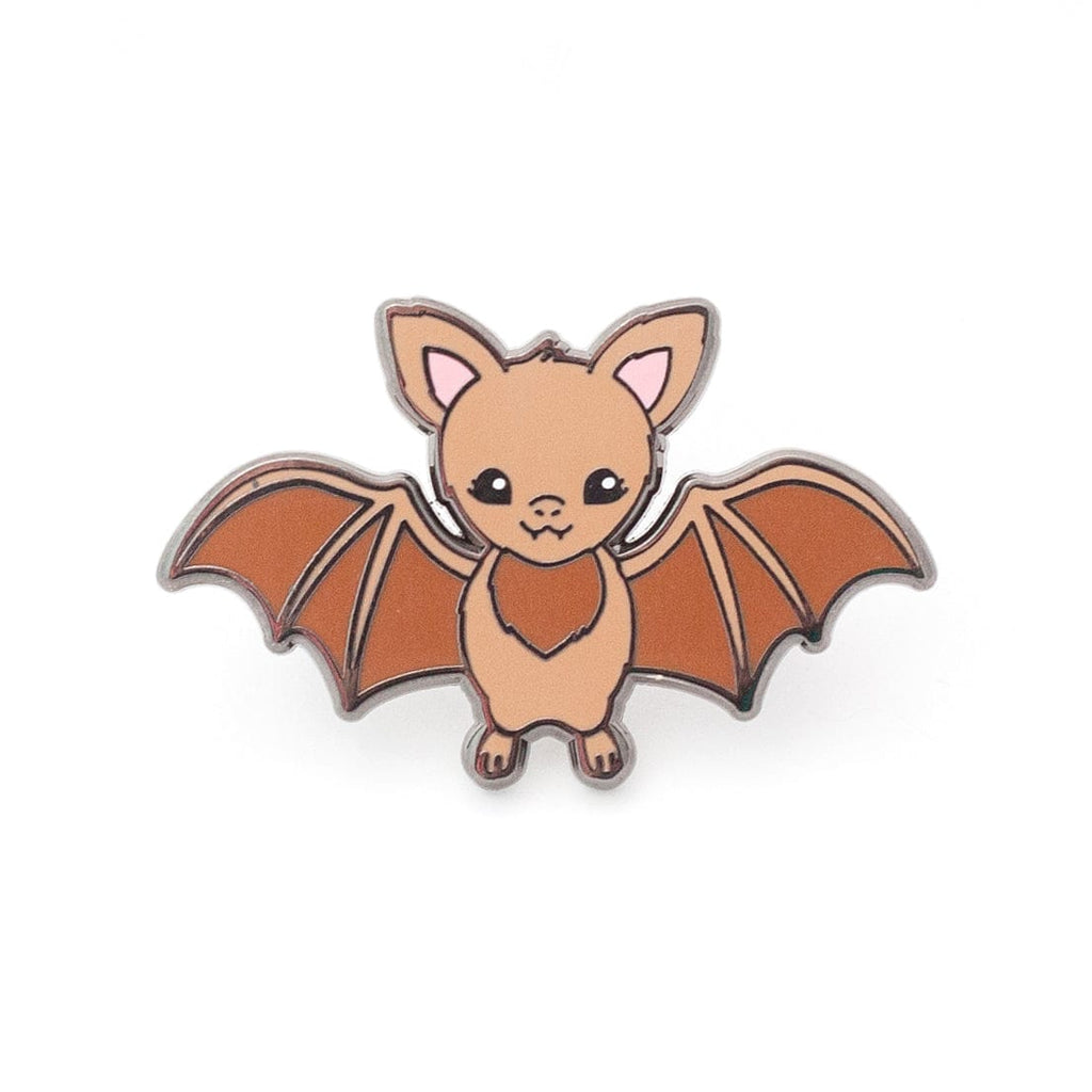 Brown Bat Enamel Pin – LuxCups Creative