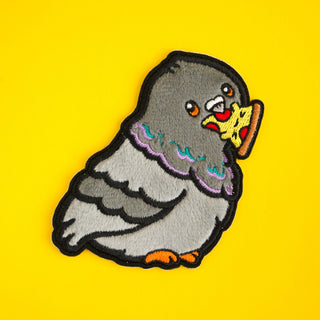 LuxCups Creative Patch Pizza Pigeon Patch