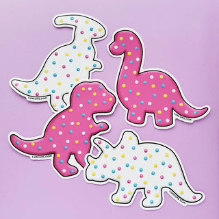 LuxCups Creative Sticker Dino Cookie Sticker Pack