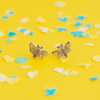 LuxCups Creative Stud Earrings Moth Earrings