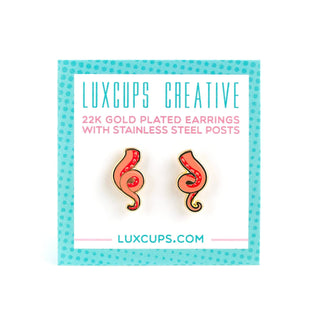 LuxCups Creative Stud Earrings Tentacle Earrings