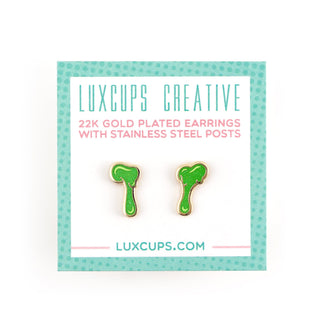 LuxCups Creative Stud Earrings Slime Earrings