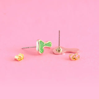 LuxCups Creative Stud Earrings Slime Earrings