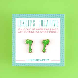 LuxCups Creative Stud Earrings Slime Earrings