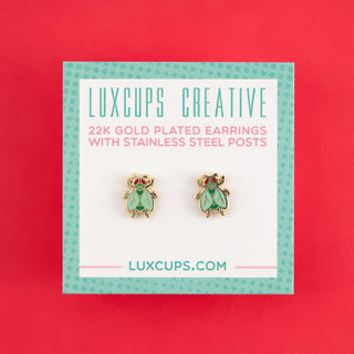 LuxCups Creative Stud Earrings Fly Earrings