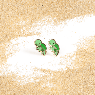 LuxCups Creative Stud Earrings Tiny Turtle Earrings