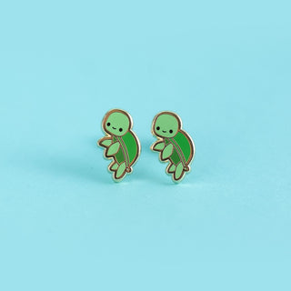 LuxCups Creative Stud Earrings Tiny Turtle Earrings