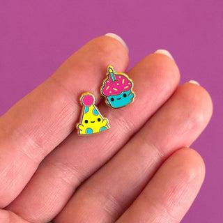 LuxCups Creative Stud Earrings Party Pals Earrings - Stud Buds Earring Club