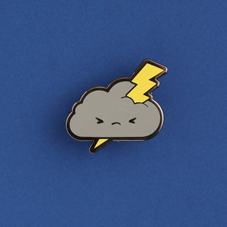 Grumble Cloud Pin