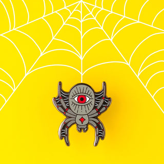 Web Weaver Enamel Pin